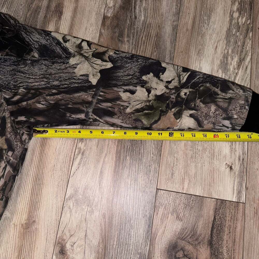 Vintage 90s Remington Camo Insulated Bomber Jacket Men's Size Large - Picture 8 of 10